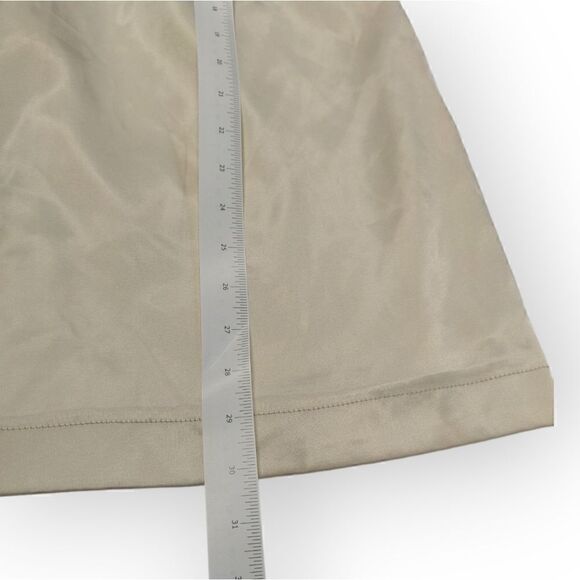 Adorable ROMY sweetheart champagne ivory classic night out dress size L - Picture 10 of 11